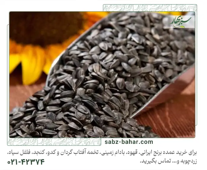 مقایسه تخمه آفتابگردان ایرانی و خارجی خرید عمده