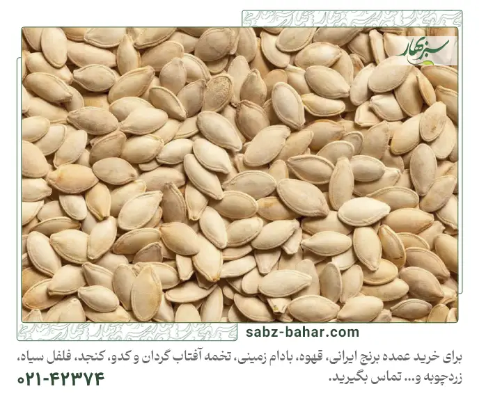 آشنایی با تخمه کدو گوشتی خام